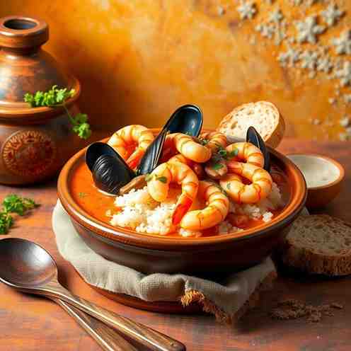 Cape Verdean Seafood Soup with Rice - Try This Today